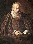 BASSETTI, Marcantonio, Portrait of an Old Man with Book g